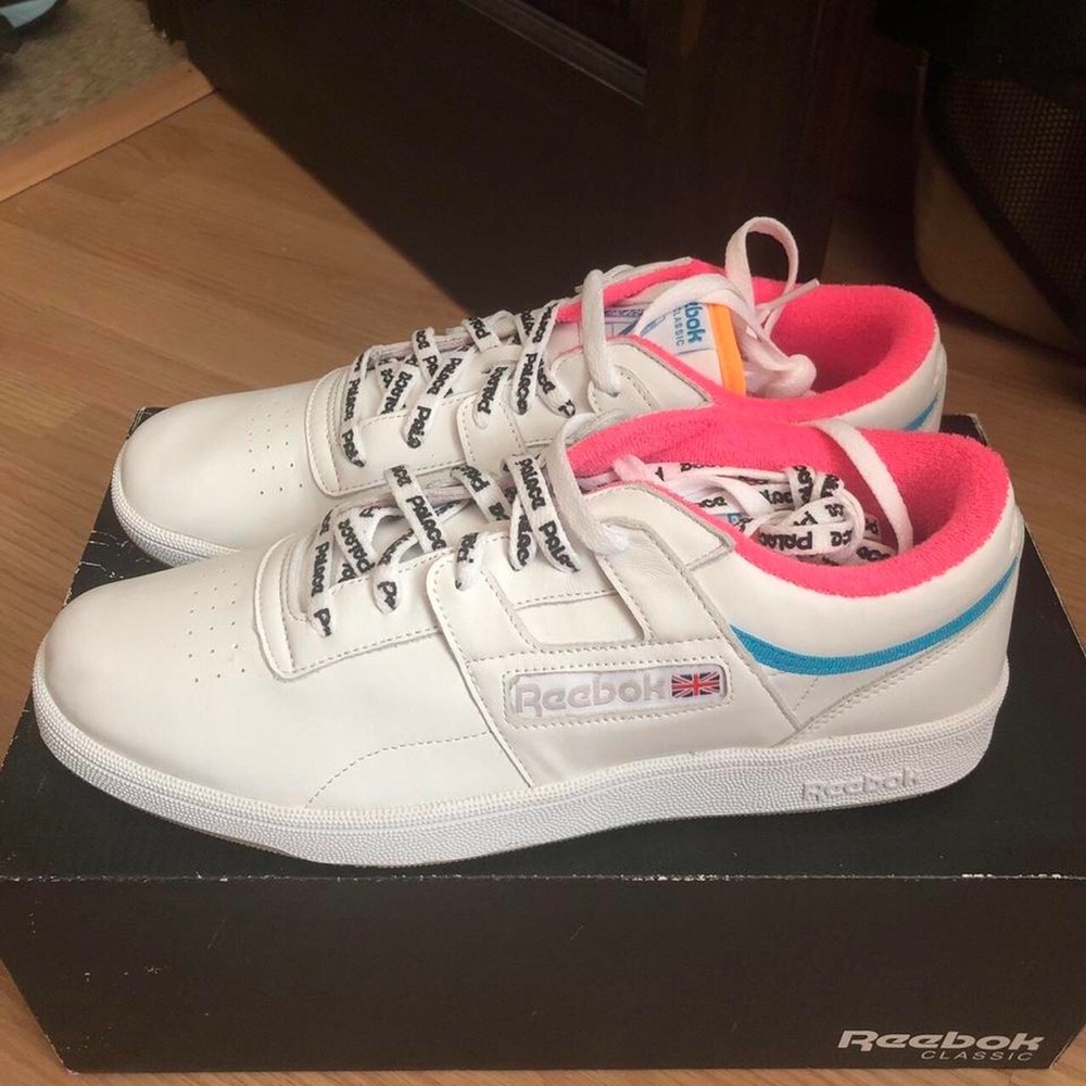 Palace Skateboards Rebook Workout Low, size 12